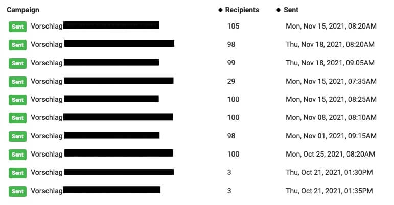Outreach E-Mails verschicken